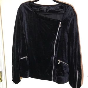 Velvet Moto Jacket